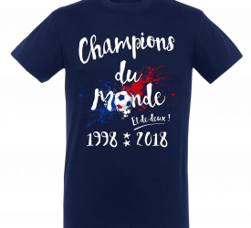 Champion du monde 1998 - 2018 version marine