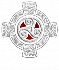 Triskell dans une croix celte