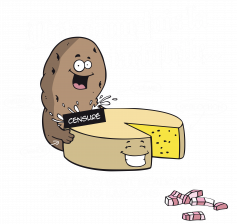 Patate et fromage censurés