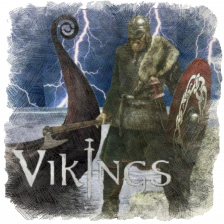DRAKKAR ET VIKING png
